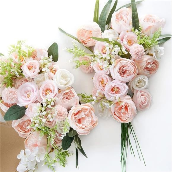 Wedding Artificial Flowers Box Set for DIY Wedding Bridal Bouquets Fake Peony - Picture 1 of 7